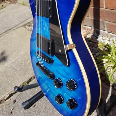 Nevada Les Paul style Blue Burst image 5