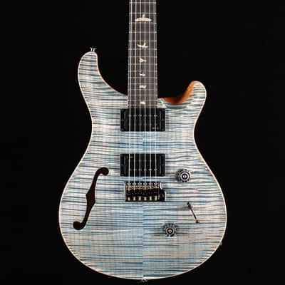 PRS Custom 24 Semi-Hollow Limited Edition Faded Indigo Artist top (441) image 3