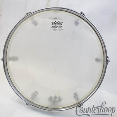 *Ludwig 12x8" Vistalite Clear Concert Tom Drum Vintage 70s Blue/Olive Badge USA* image 6