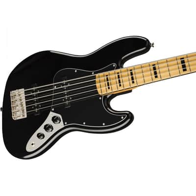 SQUIER - Classic Vibe 70s Jazz Bass V MN Black 0374550506 image 2