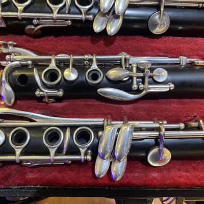 Boosey and Hawkes Imperial 926 Clarinet Bb and A Pair c1944 - Ebony image 9