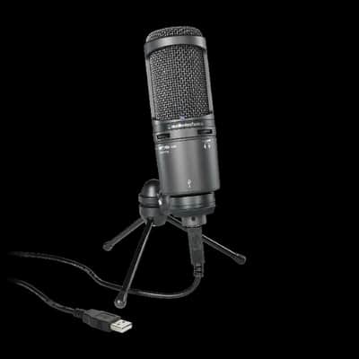 Audio-Technica At2020usb+ Side-Address Cardioid Condenser Usb Microphone, New #AT2020USB+ image 1