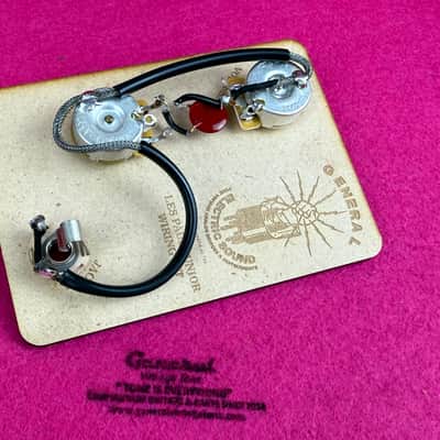 GVT ® Custom Prewired Harness Kit for Gibson® Les Paul® Junior – 0.022µF Ceramic Disc Capacitor image 2