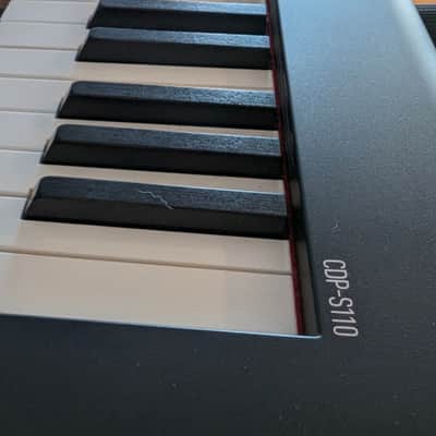 Casio CDP-S110 88-Key Compact Digital Piano 2022 - Present - Black image 2