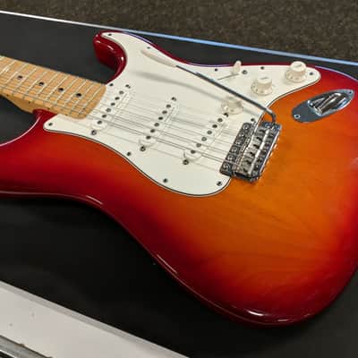 Used 2010 Fender FSR American Standard Stratocaster - Cherry Sunburst image 1