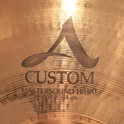 Zildjian A Custom Mastersound Hihat 15" Cymbals - Demo! image 8