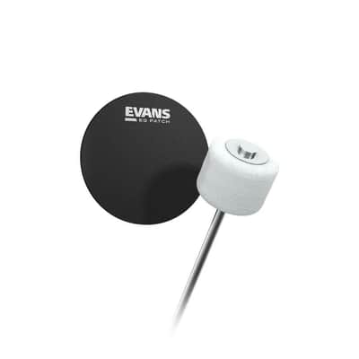 Evans EQ Patch Black Nylon Single Bass Drum Patch, 2 Pack - EQPB1 image 2