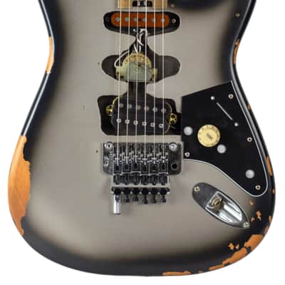 New EVH Frankenstein Relic Satin Silverburst #EVH2400357 image 3