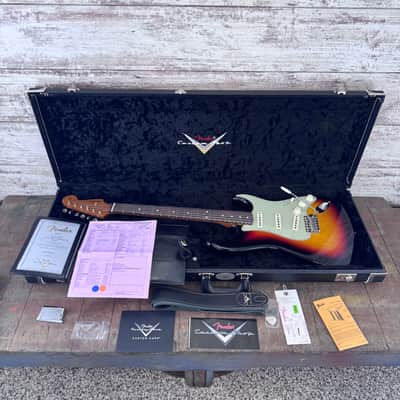 *NEW* Fender Custom Shop Wildwood 10 1961 Stratocaster - 3-tone Sunburst Closet Classic image 10
