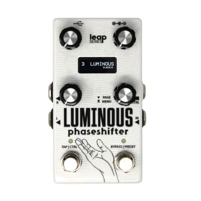 Alexander Pedals Luminous Phaseshifter 2023 - Present - White / Glow-In-The-Dark image 1