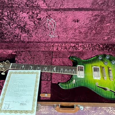 PRS McCarty 594 Semi-Hollow Private Stock Rainforest Glow image 3
