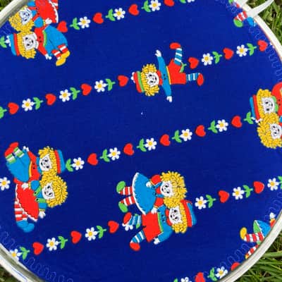 10" reversible cloth drum cover - partial mute - dampener - compare to Drum Tortillas and Big Fat Snare image 1