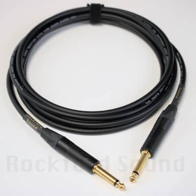 Van Damme XKE Pro Studio Guitar Cable | 5 FT | Straight to Straight Gold Neutrik image 1