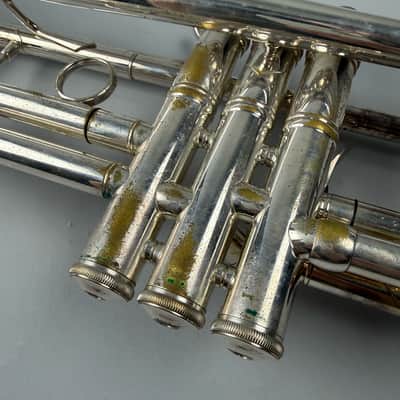 Bach Stradivarius Model 37 - Trumpet   Possibly 1970's -80's Played , but all there. Original HSC image 3