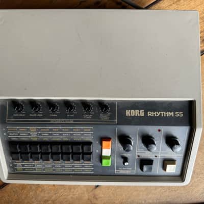 Korg KR-55 Rhythm 55 1970s - Cream image 3