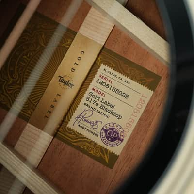 Taylor Gold Label 517e Mahogany Blacktop 2025 image 11