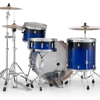 Pearl Decade Maple Kobalt Blue Fade Kit 24x14, 13x9, 16x16 3pc Shell Pack Drum Set Authorized Dealer image 12