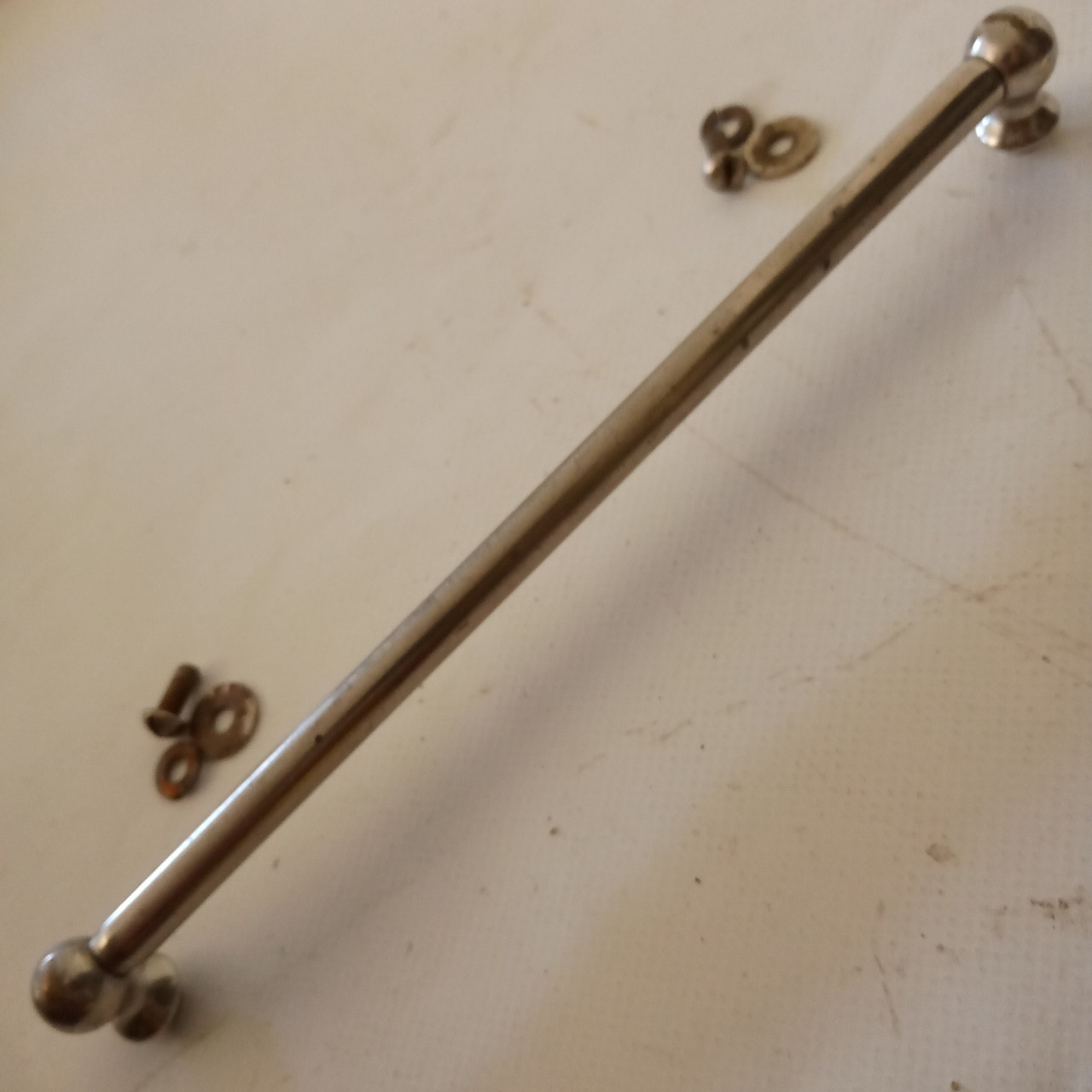 Ludwig Tube Lug Nickel Marching Snare Tenor Tom Drum 7 1/16"Vintage Leedy US 20s — main photograph