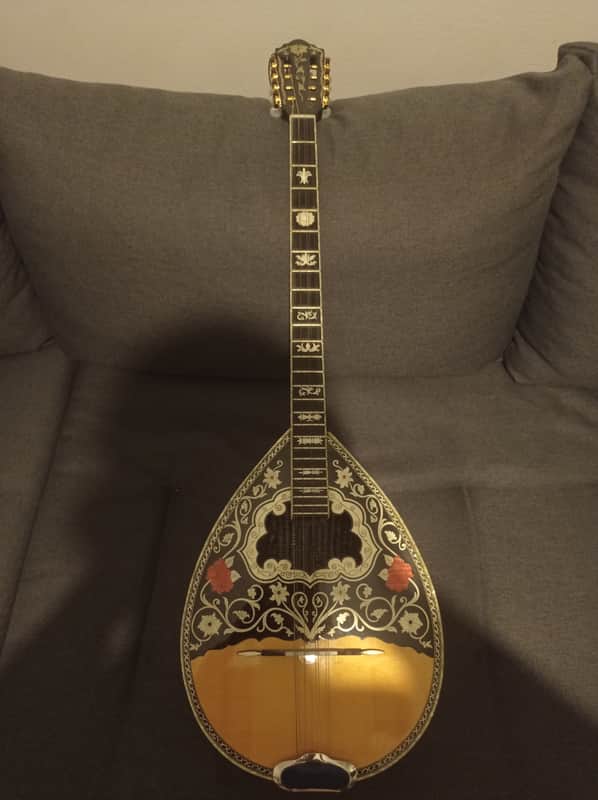 Greek Bouzouki & hardcase & pickup & 300backing track with pdf scores 8 string image 1