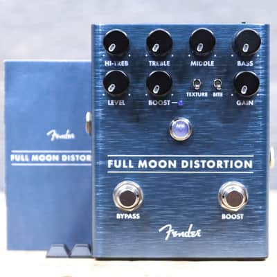 Fender Full Moon Distortion 3-Band EQ High-Gain Distortion Effect Pedal w/Box image 7