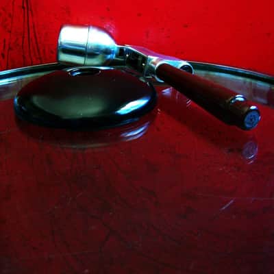 Vintage RARE 1940's Electro-Voice 612 / 630 Omnidirectional Dynamic Microphone Hi Z w Astatic E6G desk stand 638 640 prop display image 13