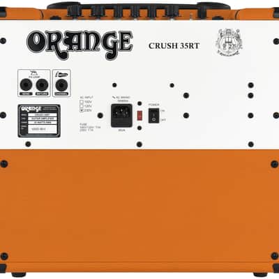 Orange Amps Crush 35RT 35-Watt Guitar Combo Amp with Reverb/Tuner, 10" Speaker image 4
