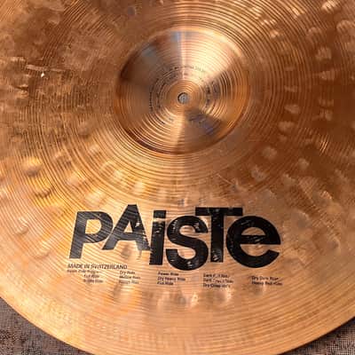 PAISTE Signature DRY HEAVY Ride 21” 3374 g DANNY CAREY! Hard To Find! DISCONTINUED! Fantastic! image 6