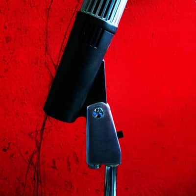 Vintage 1960's Olson M-219 dynamic cardioid microphone Dual Z w stand prop repair Calrad Shield Lafayette image 11