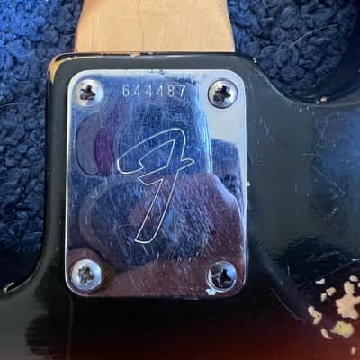 1974 Fender Precision Bass Sunburst Rosewood Board image 8