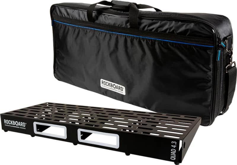 RockBoard QUAD 4.3 Pedalboard, 32.5" x 13" w/ Softcase image 1