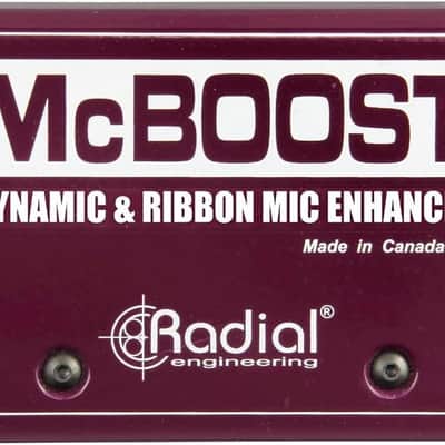 Radial Engineering RADIAL R8000801600 MCBOOST MIC SIGNAL INTENSIFIER image 1