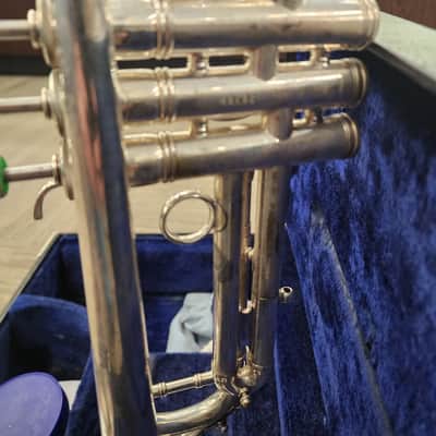 E-Benge Resno-Tempered Bell 3 Los Angeles Trumpet Silver Plated image 9