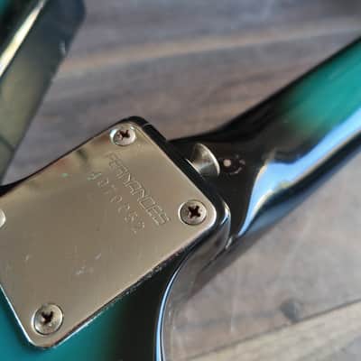 1980's Fernandes Japan BXB-55 Explorer Bass (Blue Black Sunburst) image 8