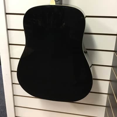 Maestro Black Acoustic Guitar image 4