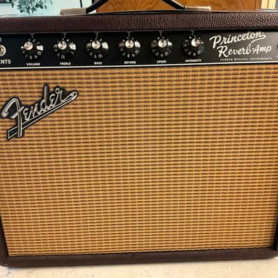Fender '65 Princeton Reverb Reissue 15-Watt 1x12" Guitar Combo 2008 - Present - Bordeaux Reserve image 1