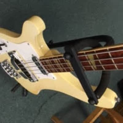 Custom built Rickenbacker 4001 Left-Handed 1975 White with White binding image 9