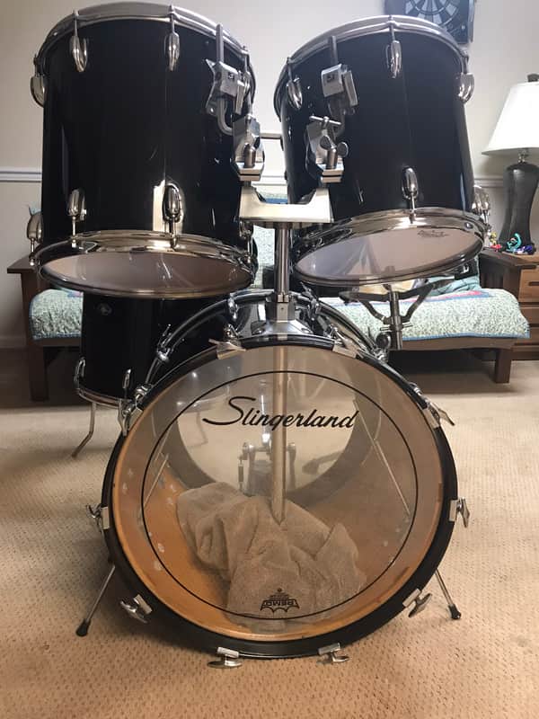Vintage 80s 5 PC Slingerland Magnum Drum Set image 1