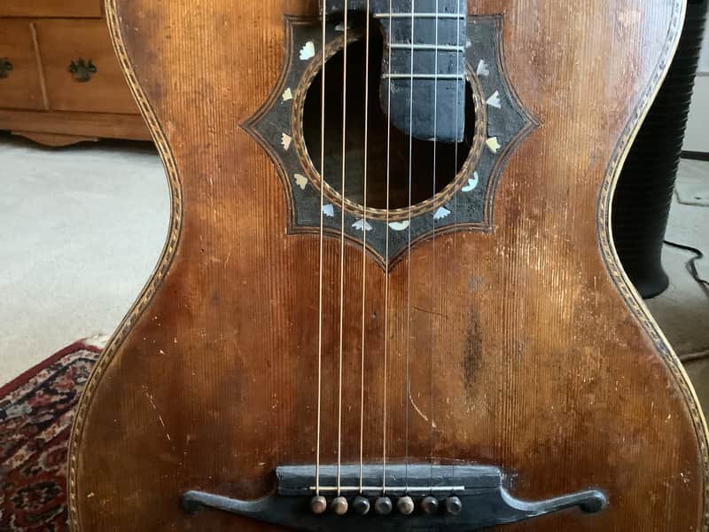 Vintage Russian 7 string guitar image 1