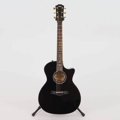 Taylor Custom Shop 2024 Grand Auditorium Acoustic-Electric Guitar - Blacktop Sitka Spruce with A Flame Maple Brushfire Finish Sides and 2-Piece Back image 6