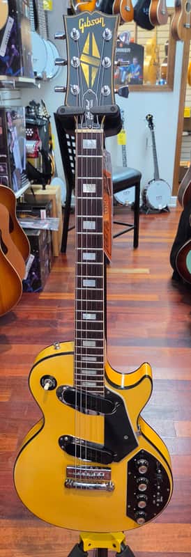 Gibson Les Paul Recording Electric Guitar with Hardshell case 1970's - Rare Yellowed Alpine White - Very Good