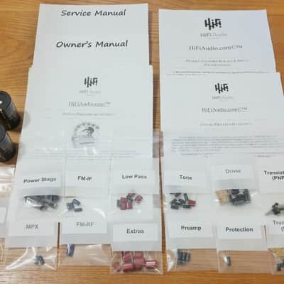 Sherwood S-8900A restoration kit filter capacitor repair rebuild fix image 1