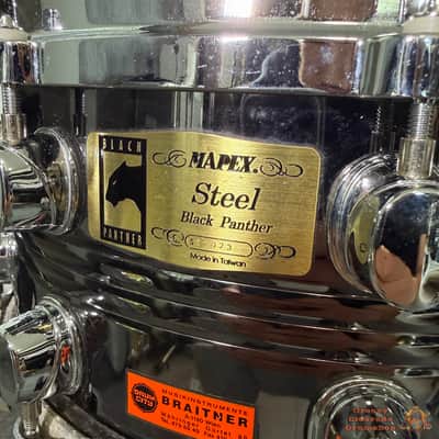 Mapex Black Panther 14x6,5 Steel Black Nickel Snare Drum image 9