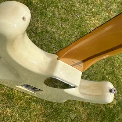‘85 Fender MIJ Strat Jimi Hendrix Lefty To Righty Conversion Olympic White Rosewood image 15