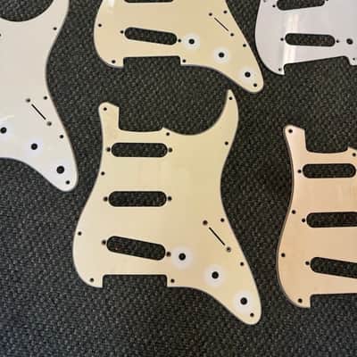 Stack of strat pickguards (9 Pieces) image 4