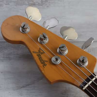 1992 Fender Japan JB62-650L '62 Reissue LH Left Handed Jazz Bass (Sunburst) image 2