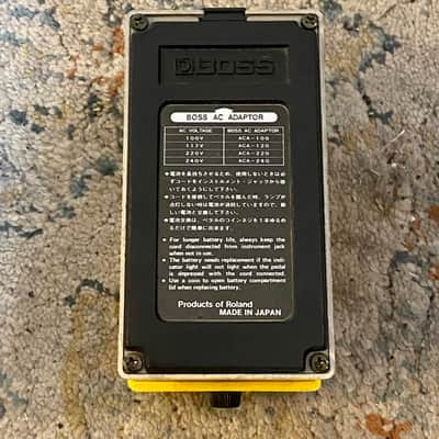 Boss OD-1 OverDrive “Long Dash” MADE IN JAPAN Black Label 1981 image 10