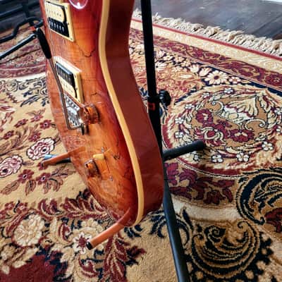 PRS SE Custom 24 - Spalted maple burst image 9