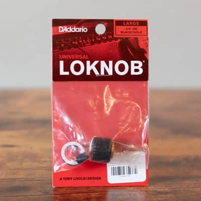 D’Addario LokNob Large - Black/Gold image 6
