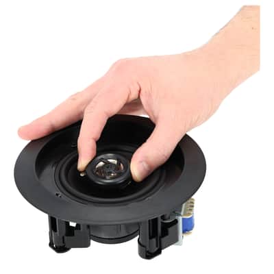 6) Rockville CC4T Black 4" Commercial 70v Ceiling Speakers For Restaurant/Bar image 8