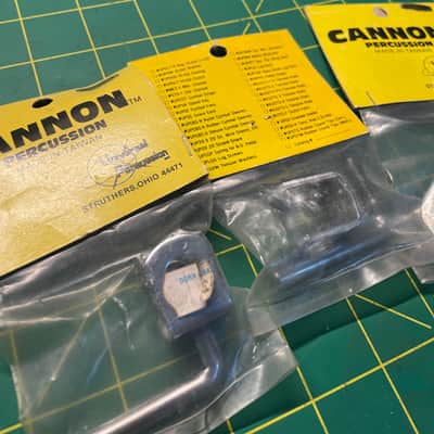 NOS Cannon Percussion UPUC Universal Clamp – Vintage Universal Percussion 3/8” Accessory Mount for Cowbell/Block – New in Package x3 image 2